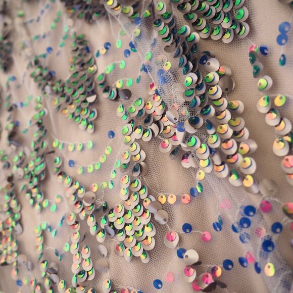 Torrid Pink and Black Lace Mini Sequin Shift Dress 1X - Picture 8 of 11